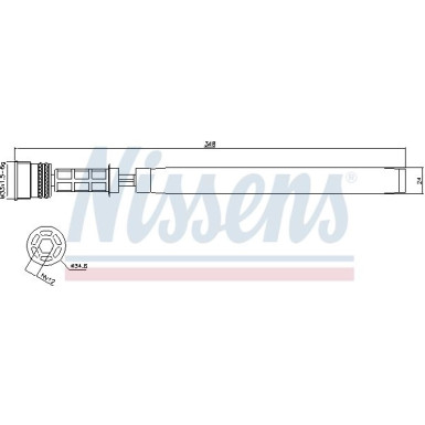 Nissens | Trockner, Klimaanlage | 95458