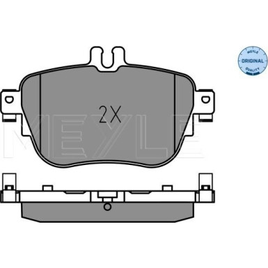 Meyle | Bremsbelagsatz, Scheibenbremse | 025 224 3716