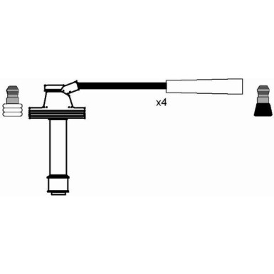 NGK | Zündleitungssatz | 8492