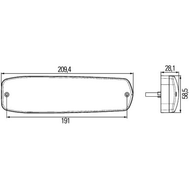 Hella | Heckleuchte | 2SD 343 910-001