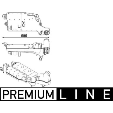 Mahle | Ausgleichsbehälter, Kühlmittel | CRT 99 000P