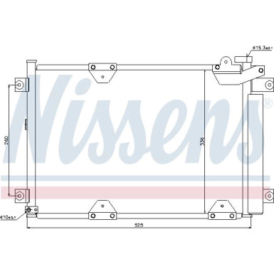 Nissens | Kondensator, Klimaanlage | 94892