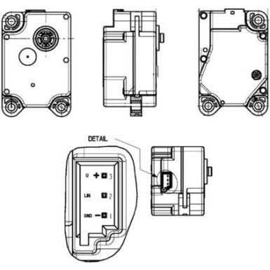 Mahle | Stellelement, Mischklappe | AA 15 000P