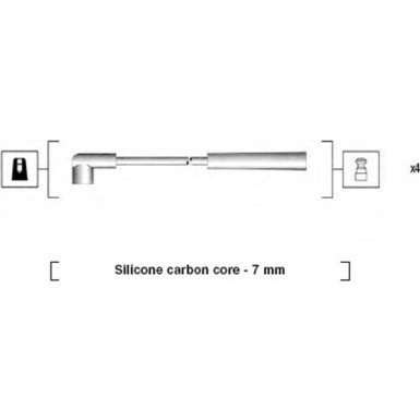 Magneti Marelli | Zündleitungssatz | 941295050877
