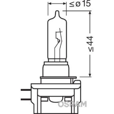 Osram | Glühlampe, Fernscheinwerfer | Original H9B 12V Faltschachtel | 64243