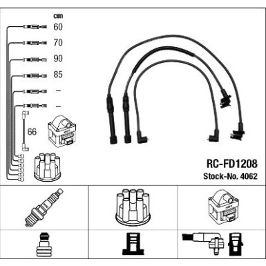 NGK | Zündleitungssatz | 4062