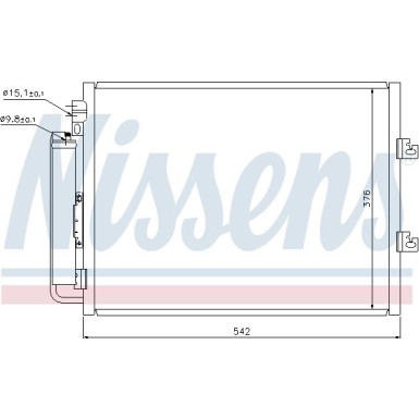 Nissens | Kondensator, Klimaanlage | 940126