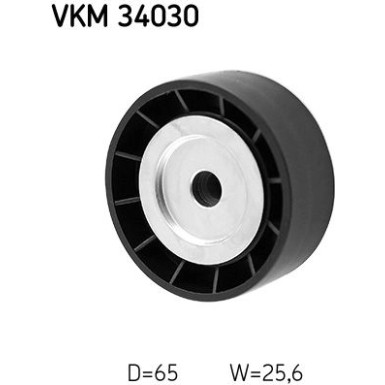 SKF | Umlenk-/Führungsrolle, Keilrippenriemen | VKM 34030