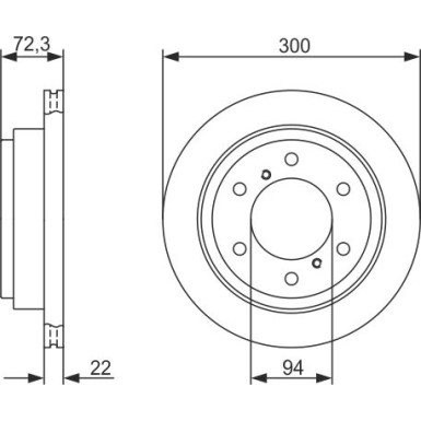 BOSCH | Bremsscheibe | 0 986 479 373