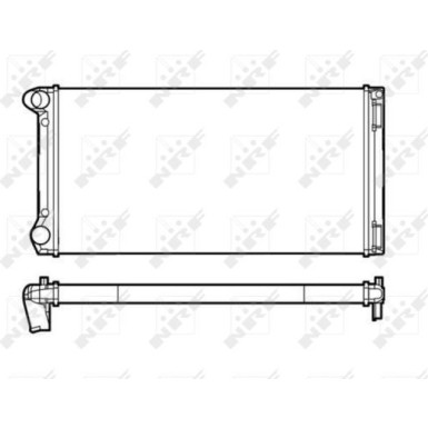 NRF | Kühler, Motorkühlung | 53249