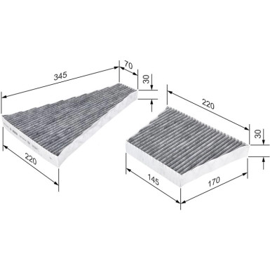 BOSCH 1 987 435 506 Innenraumfilter