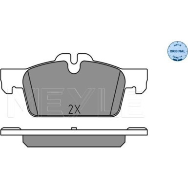 Meyle | Bremsbelagsatz, Scheibenbremse | 025 252 2217