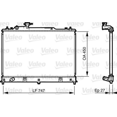 Valeo | Kühler, Motorkühlung | 735577