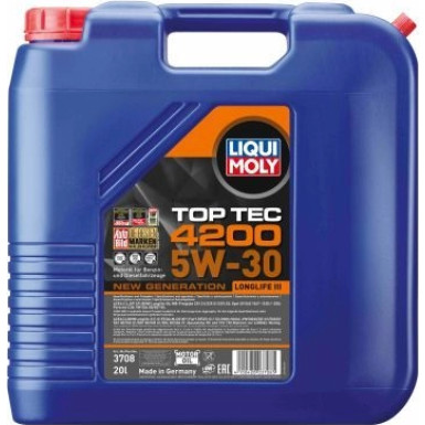 LIQUI MOLY | Motoröl | Top Tec 4200 5W-30, 20l | 3708