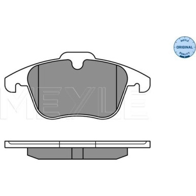 Meyle | Bremsbelagsatz, Scheibenbremse | 025 241 2319