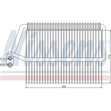 Nissens | Verdampfer, Klimaanlage | 92162