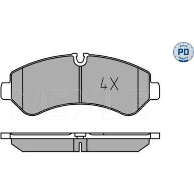 Meyle | Bremsbelagsatz, Scheibenbremse | 025 227 9120/PD