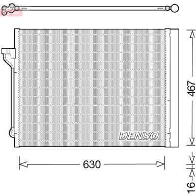 Denso | Kondensator, Klimaanlage | DCN05029