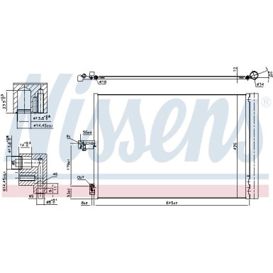 Nissens | Kondensator, Klimaanlage | 940420