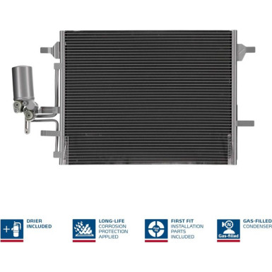 Nissens | Kondensator, Klimaanlage | 940159 Nissens | Kondensator, Klimaanlage | 940159