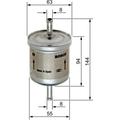 BOSCH | Kraftstofffilter | 0 450 905 280