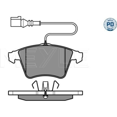 Meyle | Bremsbelagsatz, Scheibenbremse | 025 237 4719/PD