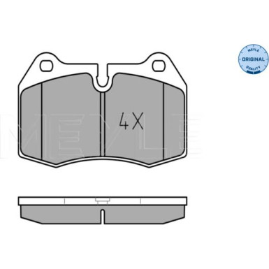 Meyle | Bremsbelagsatz, Scheibenbremse | 025 214 7118 Meyle | Bremsbelagsatz, Scheibenbremse | 025 214 7118