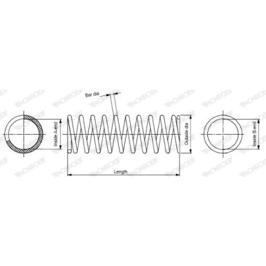 Monroe | Fahrwerksfeder | SP0425