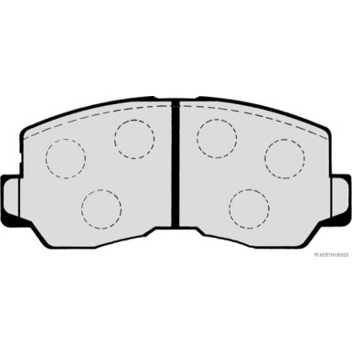 Herth+Buss Jakoparts | Bremsbelagsatz, Scheibenbremse | J3605002