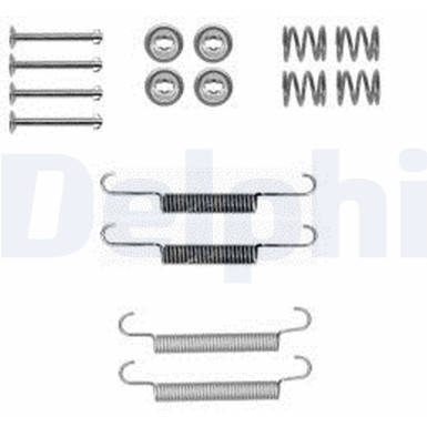 Delphi | Zubehörsatz, Feststellbremsbacken | LY1377