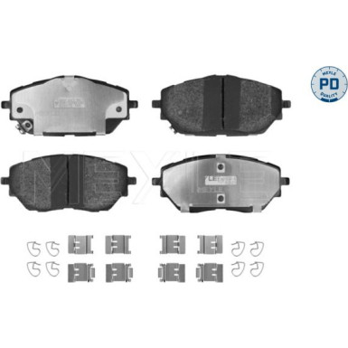 Meyle | Bremsbelagsatz, Scheibenbremse | 025 227 8218/PD Meyle | Bremsbelagsatz, Scheibenbremse | 025 227 8218/PD