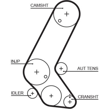 Gates | Zahnriemensatz | K015595XS