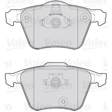 Valeo | Bremsbelagsatz, Scheibenbremse | 301657