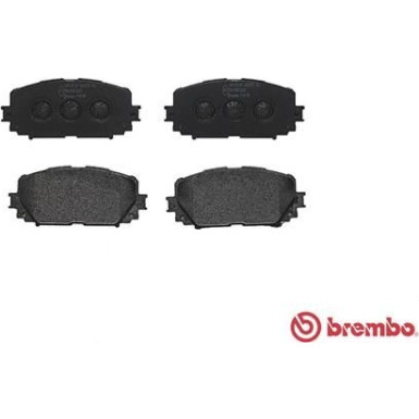 Brembo | Bremsbelagsatz, Scheibenbremse | P 83 101