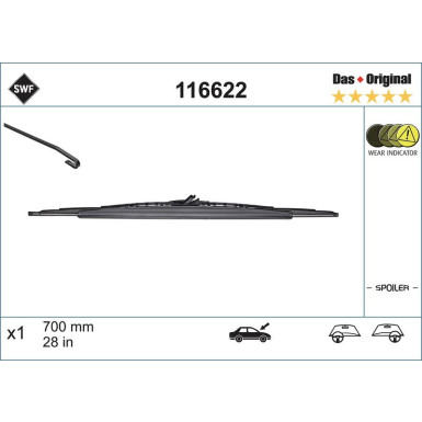 SWF | Wischblatt | Scheibenwischer | 116622