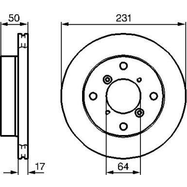 BOSCH | Bremsscheibe | 0 986 478 721