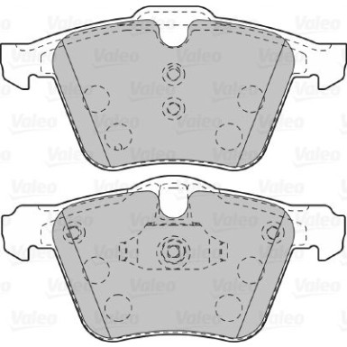 Valeo | Bremsbelagsatz, Scheibenbremse | 601007