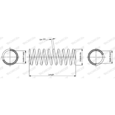 Monroe | Fahrwerksfeder | SP3274