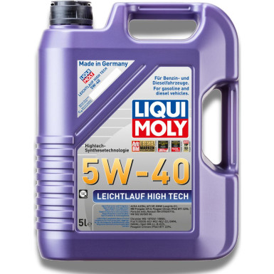 LIQUI MOLY 3864 Leichtlauf High Tech 5W-40 Motoröl, 5L