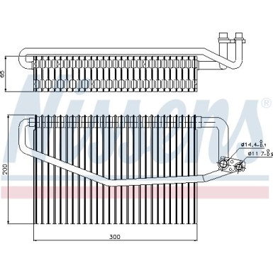 Nissens | Verdampfer, Klimaanlage | 92173