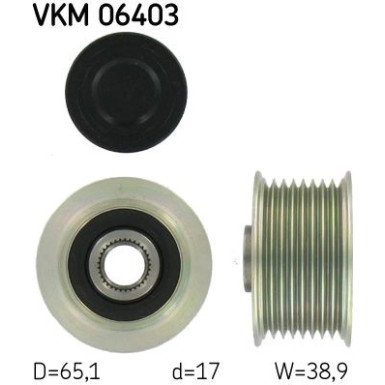 SKF | Generatorfreilauf | VKM 06403