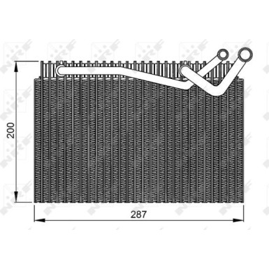 NRF | Verdampfer, Klimaanlage | 36150