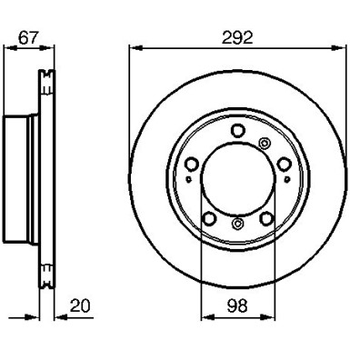 BOSCH | Bremsscheibe | 0 986 479 079