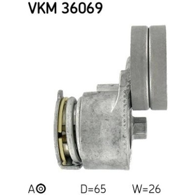 SKF | Spannrolle, Keilrippenriemen | VKM 36069