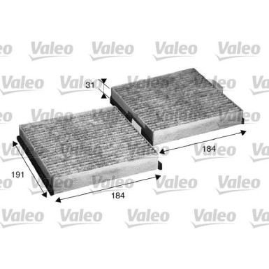 Valeo | Filter, Innenraumluft | 715568