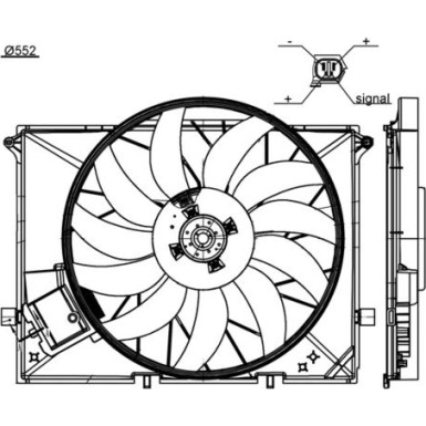 Mahle | Lüfter, Motorkühlung | CFF 172 000S