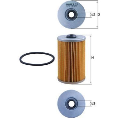 Knecht | Kraftstofffilter | KX 35