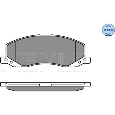 Meyle | Bremsbelagsatz, Scheibenbremse | 025 244 1817/W