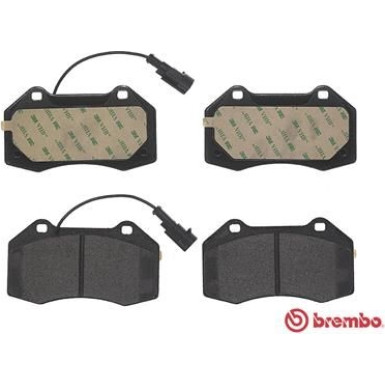 Brembo | Bremsbelagsatz, Scheibenbremse | P 23 162