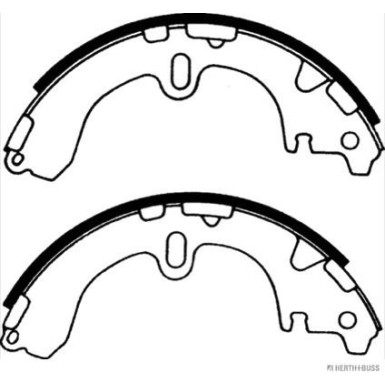 Herth+Buss Jakoparts | Bremsbackensatz | J3502034